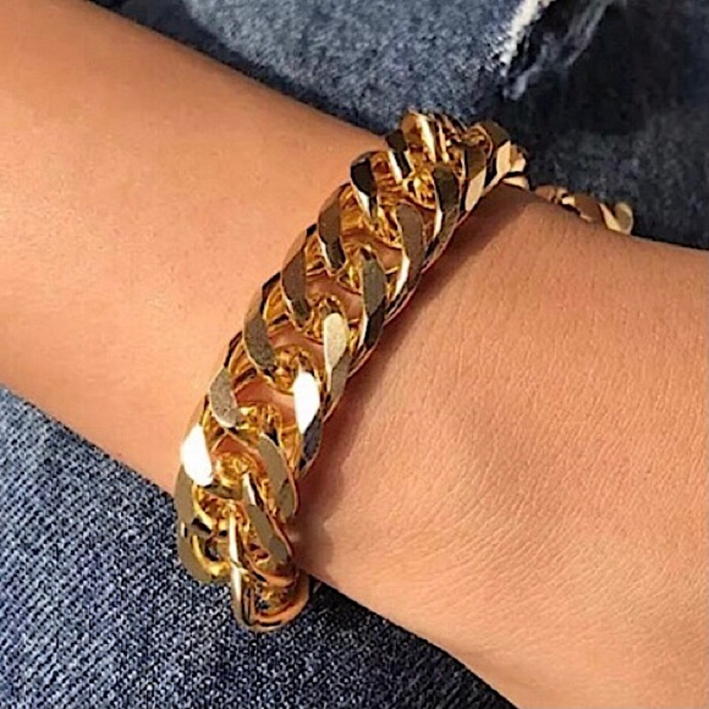 ⚜️𝟯𝟬%𝗢𝗙𝗙 𝗯𝘂𝗻𝗱𝗹𝗲𝘀 𝟯+⚜️ NEW Large Link Chucky Chain Bracelet